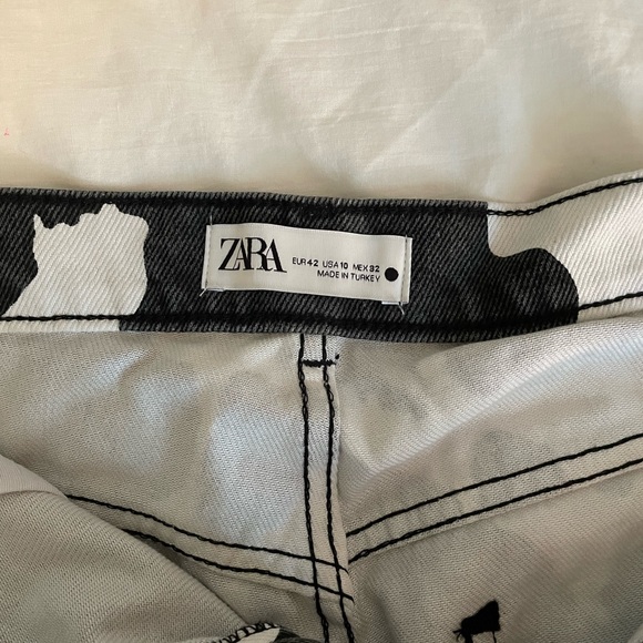 Zara cow print shorts - Picture 4 of 4